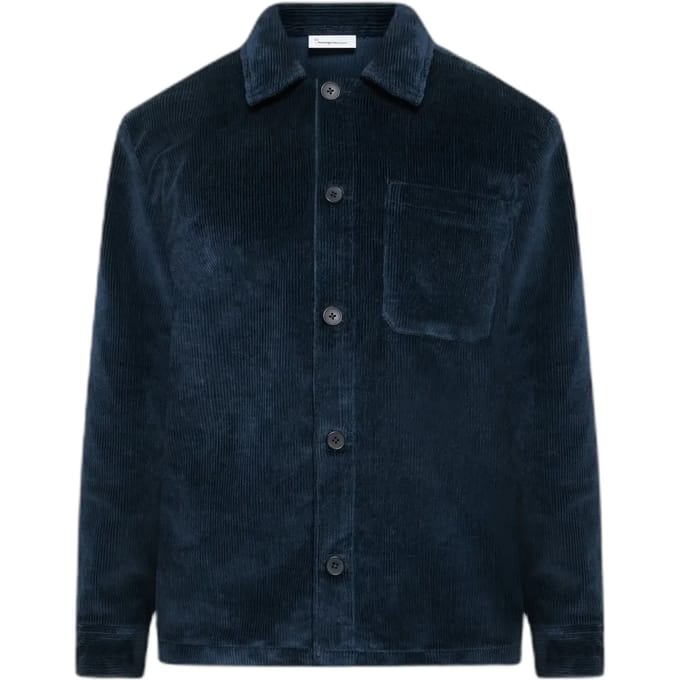 Overhemd van fluweel KnowledgeCotton Apparel