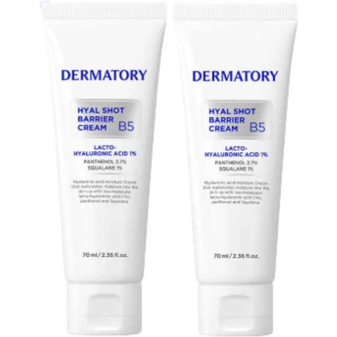DERMATORY Crème Barrière Hyalshot 70ml Lot de 2 (2 unités)
