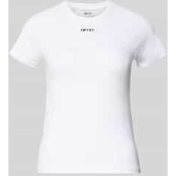 T-shirt met siernaden