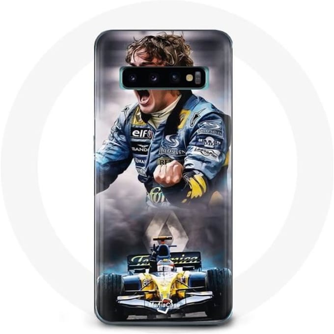 Case voor Samsung Galaxy S10 plus Formule 1 Fernando Alonso F1-coureur