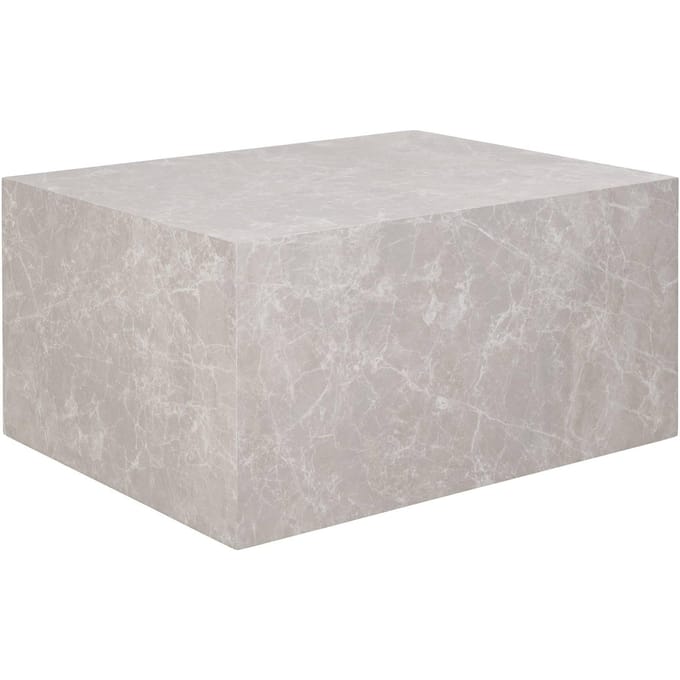 Salontafel Rechthoek Marmerlook - Gewicht 18kg - 80x60x40cm