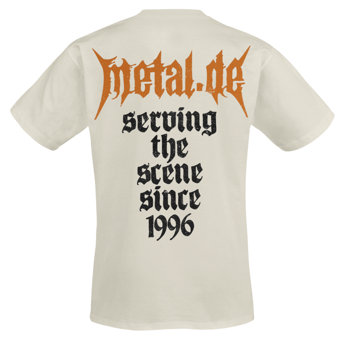 Metal.de T-shirt - Metal Creature - S tot XXL - voor Mannen - gebroken wit