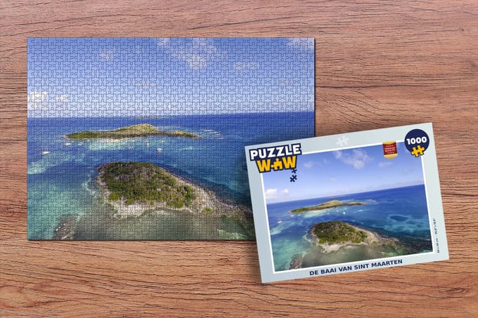 Puzzel De baai van Sint Maarten - Legpuzzel - Puzzel 1000 stukjes volwassenen