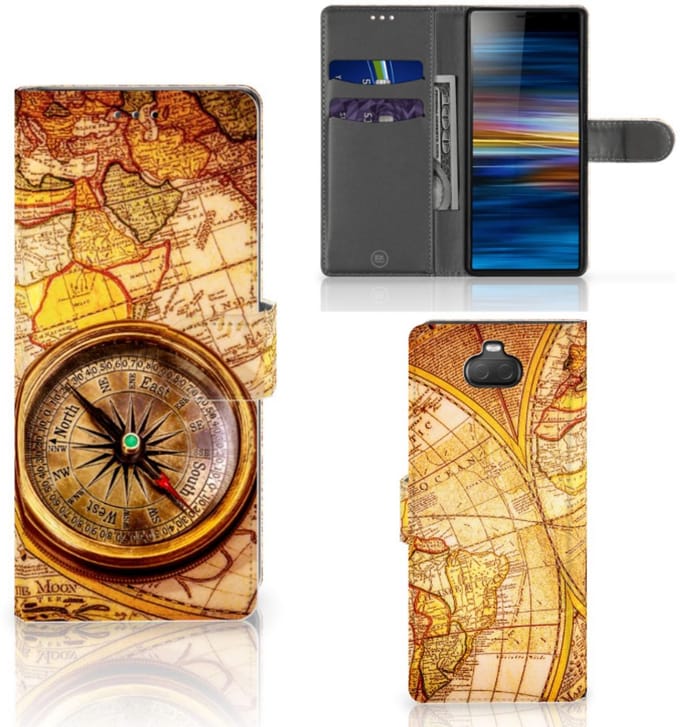 Sony Xperia 10 Flip Cover Kompas