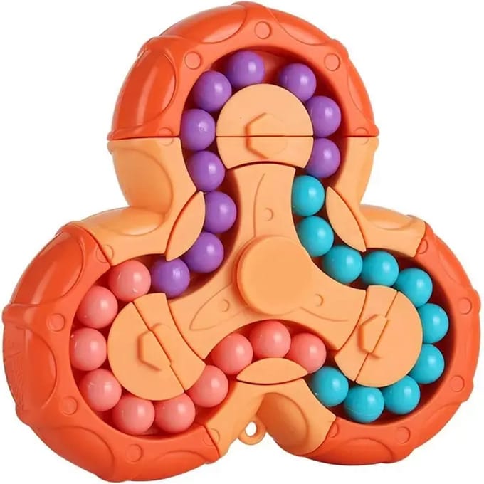 Braintraining - Spinner- fidget- kinderen- Oranje - anti stress hulpmiddel