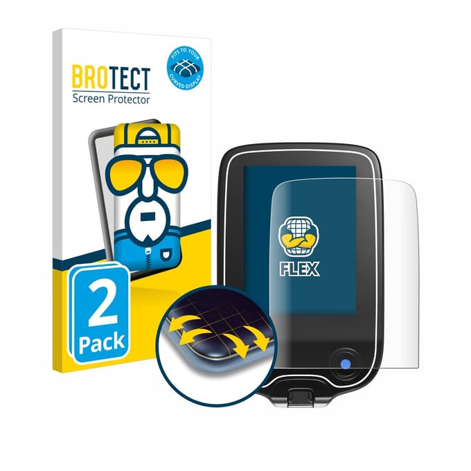 BROTECT - Screenprotector voor Freestyle Libre 3 / 2 / 1 - Folie Beschermfolie transparant volledig dekking - 2 Stuks