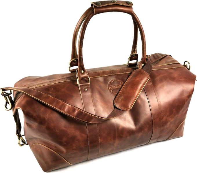Reistas - Duffle bag - Leather weekend - Leren tas - Vakantie tas - pellericca tas