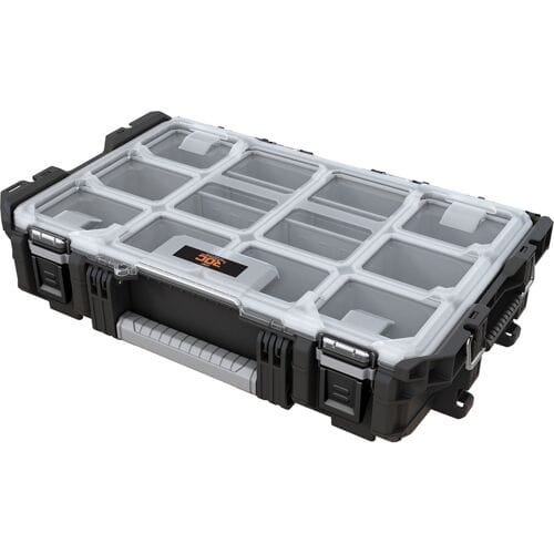 Keter Pro Gear Clear Organizer Gereedschapskoffer - 56x34,5x12,8 - Zwart/Grijs