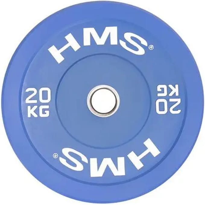 HMS - CBR Serie - Olympische Bumpergewicht - 20 kg - Blauw