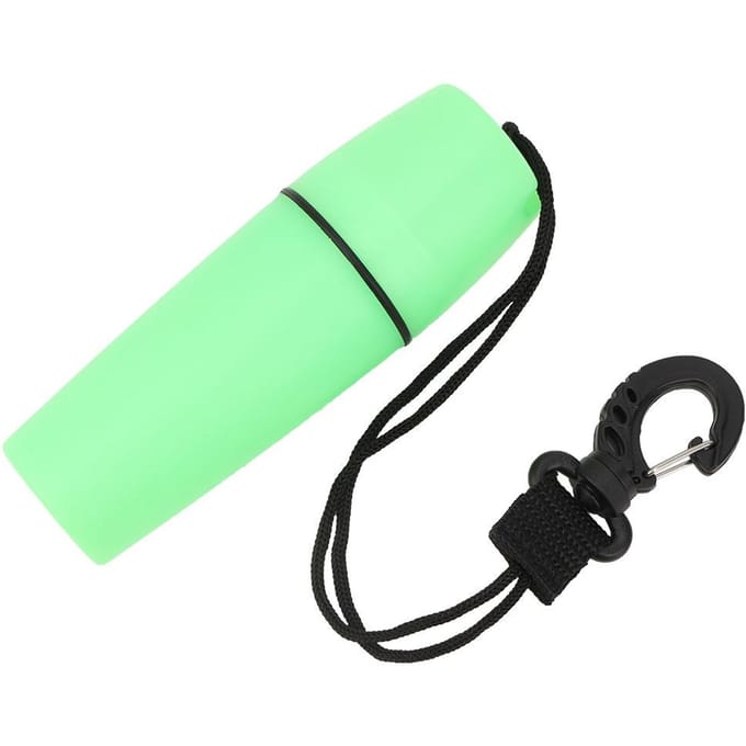 Draagbare Afsluitbare Watercontainer Fles met Gesp voor Duiken Snorkelen Surfen(groen)
