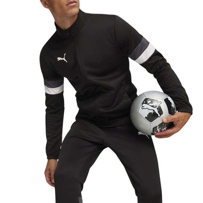 PUMA teamRISE Tracksuit Heren Trainingspak - Puma Black-Puma Black