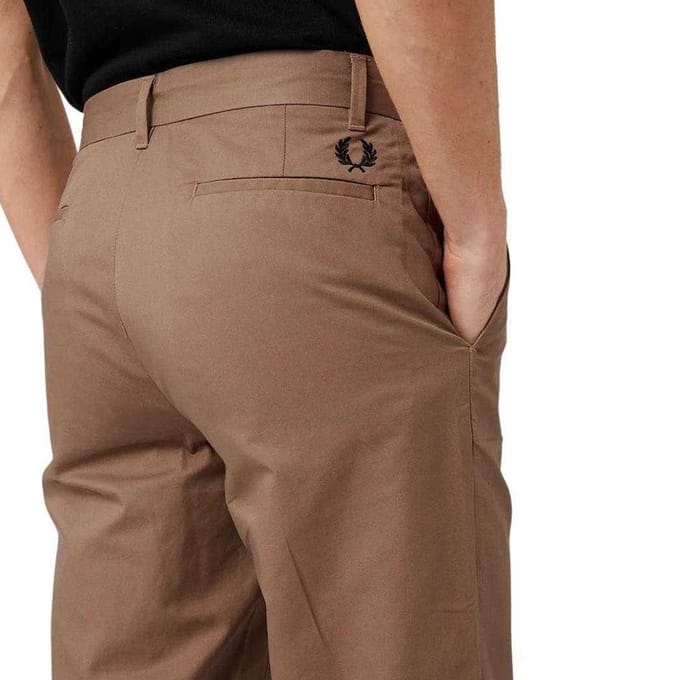 Fred Perry Heren Klassieke Broek (Bruin)