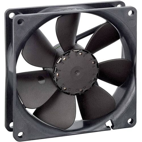 EBM Papst 3412 NG Axiaalventilator 12 V/DC 82 m³/h (l x b x h) 25.4 x 92 x 92 mm