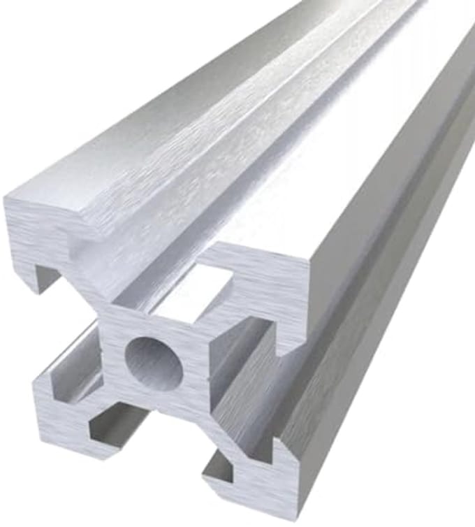 V-groef Aluminium Profiel 20x20 - 2000mm voor CNC en 3D-printers