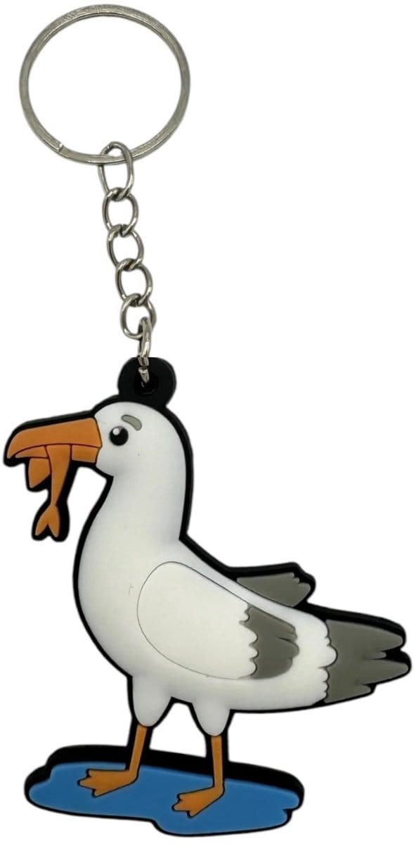Sleutelhanger Zee Meeuw Vis | Seaside Seagull | Strand