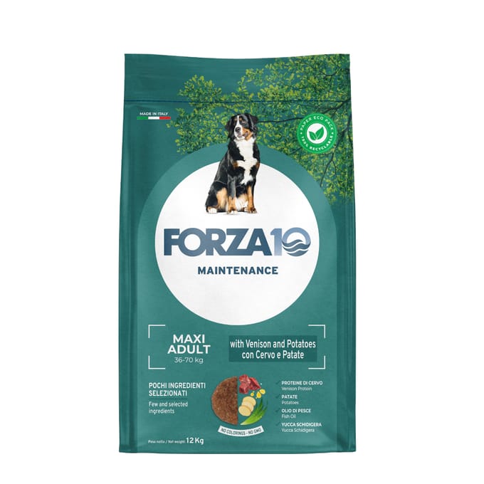 2x12kg Forza10 Maintenance Maxi met Wild & Aardappel hondenvoer droog