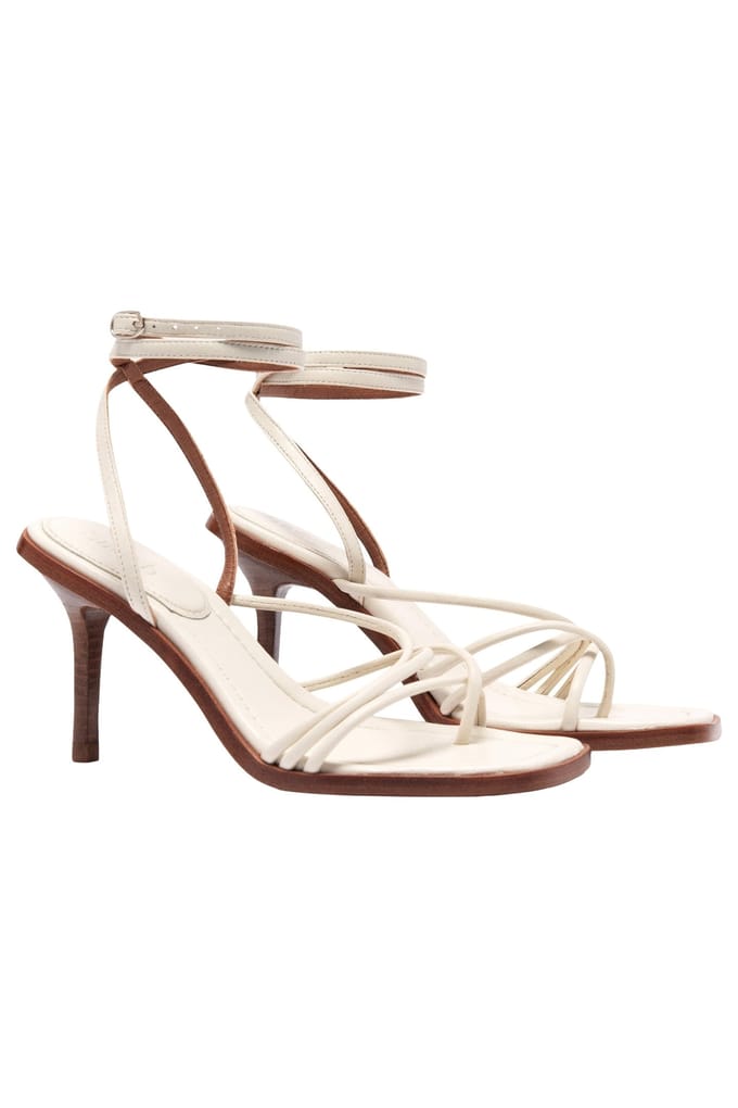 BA&SH Sandales Cammelie Offwhite Größe: 40 | Sandalen Outlet | Damen | Weiß