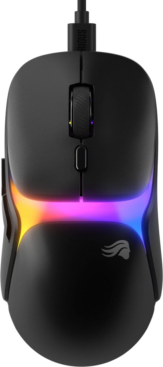 Glorious Model O3 Gaming Muis - Bedraad - Optische Sensor - 30.000 DPI - Zwart