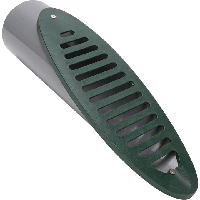 Tuinafvoer Emitter PVC Afneembaar Rooster Schuin Aflopend Tuinafvoer voor Afvoersysteem Groen gray
