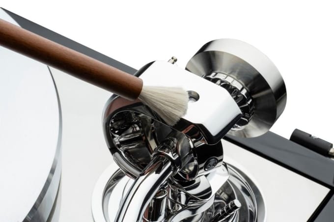 Pro-Ject Broom it Speciale borstel met ultradunne haren voor het reinigen van delicate oppervlakken van Hi-Fi componenten, Pro-Ject