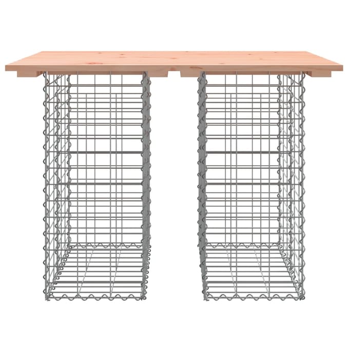 vidaXL - Tuintafel - Schanskorfontwerp - 100x70x72 - cm - massief - grenenhout