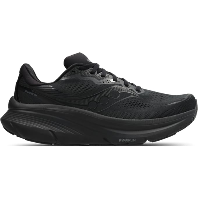 Saucony Guide 19 Sneakers Heren - Zwart - Maat 44.5 - Mesh/Synthetisch