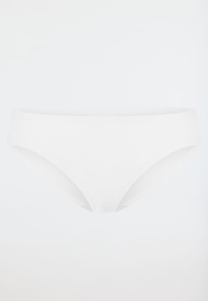 Schiesser Slip naadloos - Invisible Light Dames Onderbroek - wit