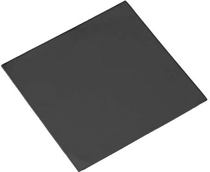 Siliconen Thermoblok voor Processor - 100 x 100 x 2 mm - Zwart