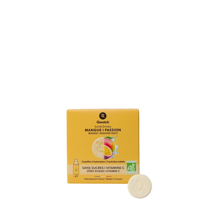 Mango & Passion Hydratation Tablets Qwetch (x3)