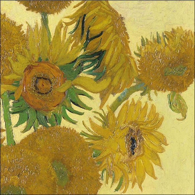 Ambiente - Lunch servetten - Van Gogh Sunflower - Vincent van Gogh