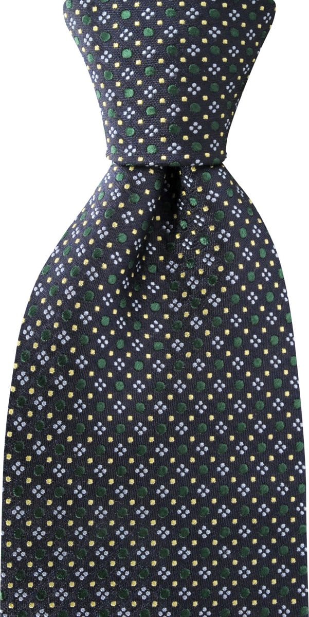We Love Ties - Stropdassen - Stropdas Foreign Affairs - blauw / geel / groen