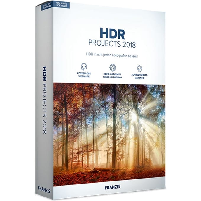 Franzis HDR projects 2018 Mac