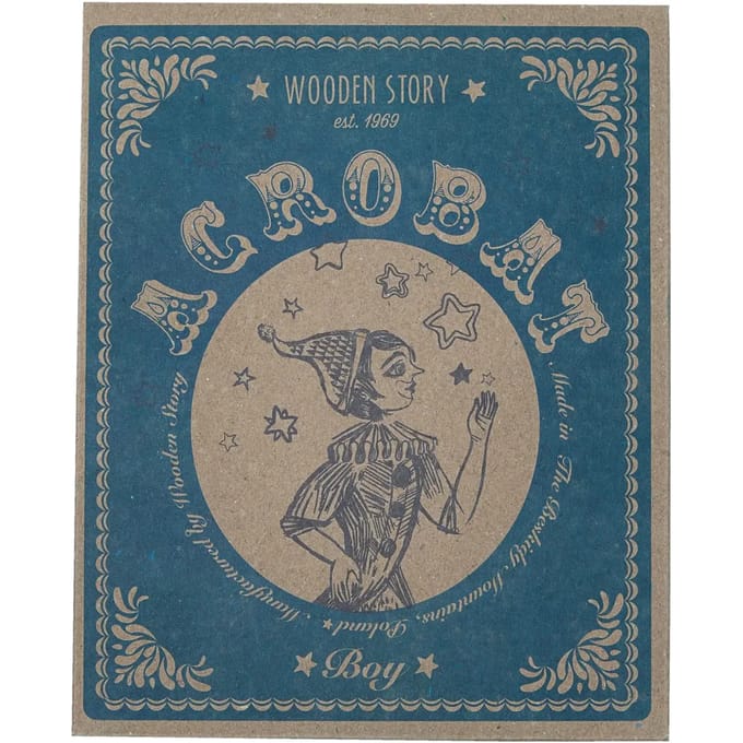 Houten acrobaat speelgoed Wooden Story