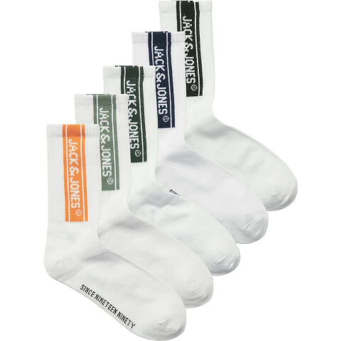 JACK&JONES - JACSETH TENNIS SOCKS 5 PACK JNR - Jongens - Sokken