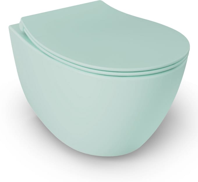Isvea Sentimenti Hangtoilet - Mintgroen