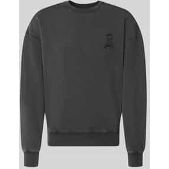 relaxed fit sweatshirt van puur katoen model 'ICONIC'