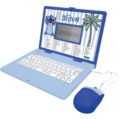 LEXIBOOK Kinder laptop, educatief, tweetalig (Stitch)