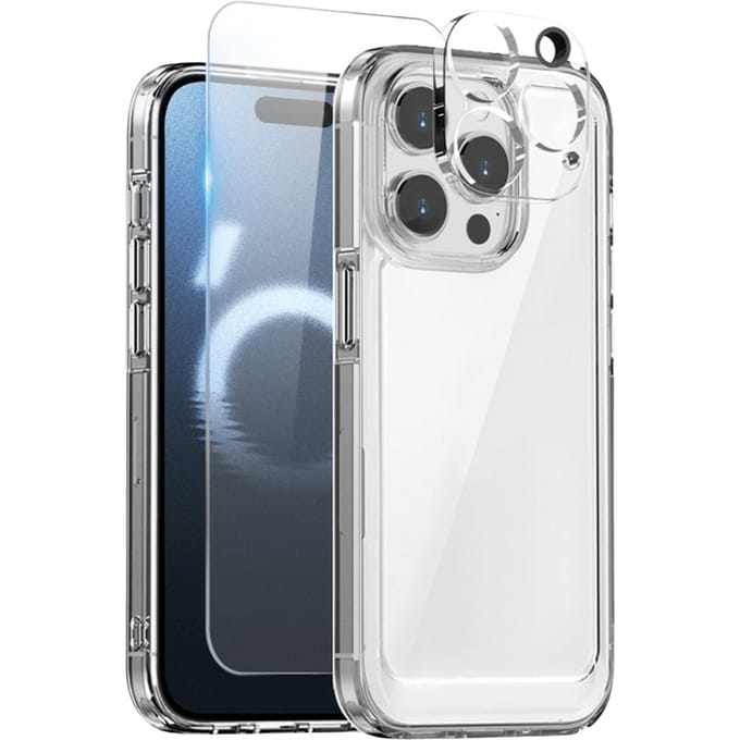 Northjo Apple iPhone 16 Pro Max All-in-One Extreme Protection Pack Transparant