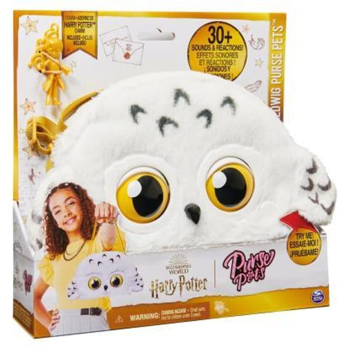 Purse Pets Harry Potter - Interactieve Tas en Knuffel - Hedwig - Met muziek en geluid
