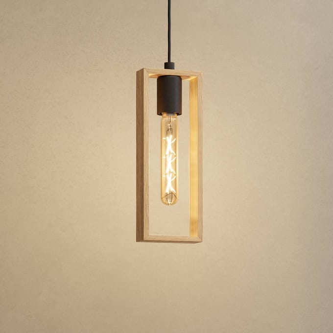 EGLO Littleton Hanglamp - E27 - 11 cm - Zwart|Bruin - Duurzaam