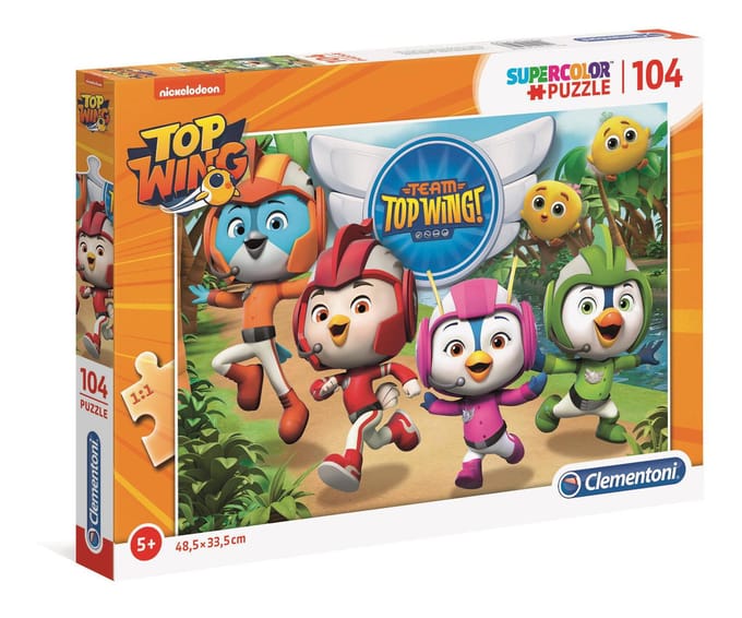 Clementoni, Top Wing, Puzzel, 27128, Unisex, 5+ jaar, 104