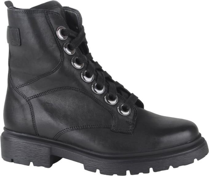 Durea 9809.758.5598-K dames veterboots sportief maat 38 (5) zwart