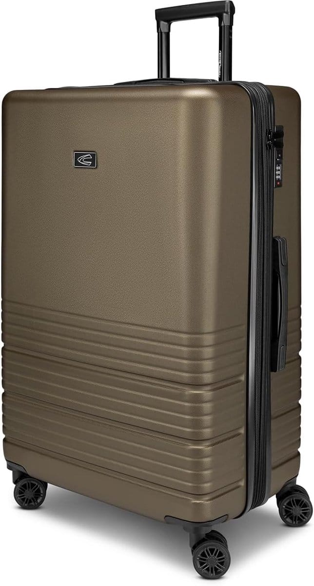 Reiskoffer - Harde Koffer - Lange Reizen - Uitbreidbaar Volume - 99 Liter 78cm - Khaki