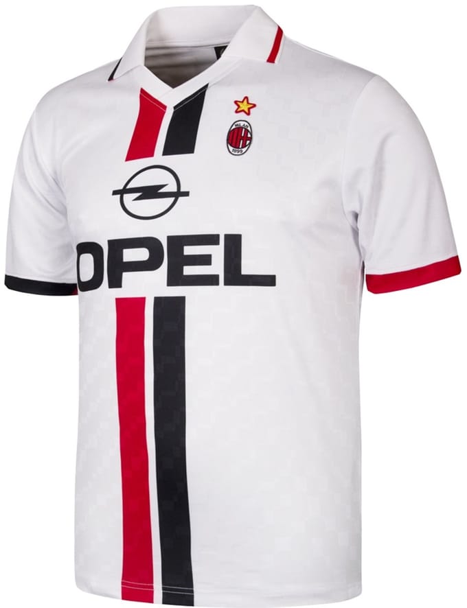 COPA - AC Milan 1996 - Retro Voetbalshirt - Heren - Wit - S