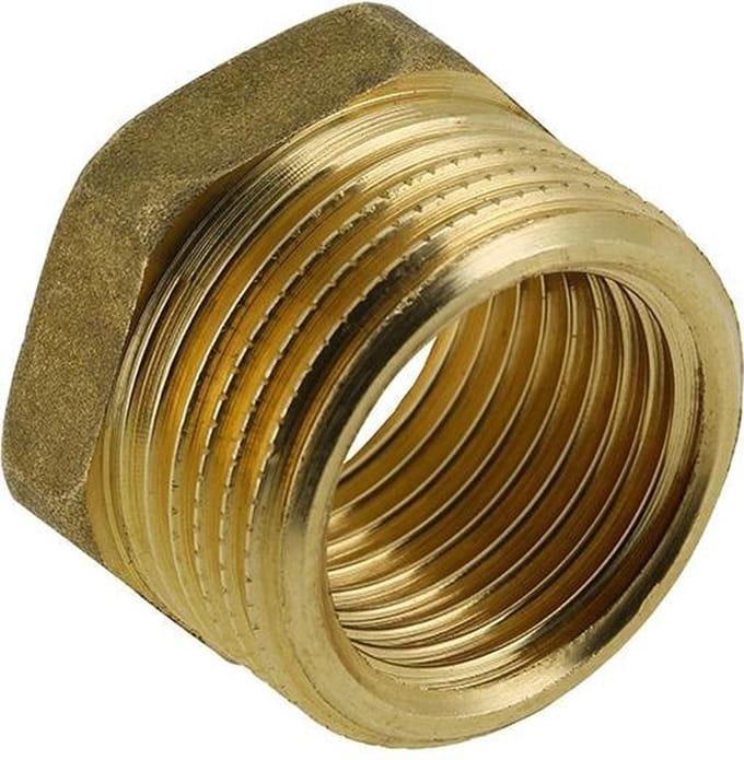 Bonfix messing verloopring - 1/4 x 1/8 Binnendraad