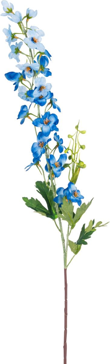 Kunstbloem Delphinium 79 cm blauw