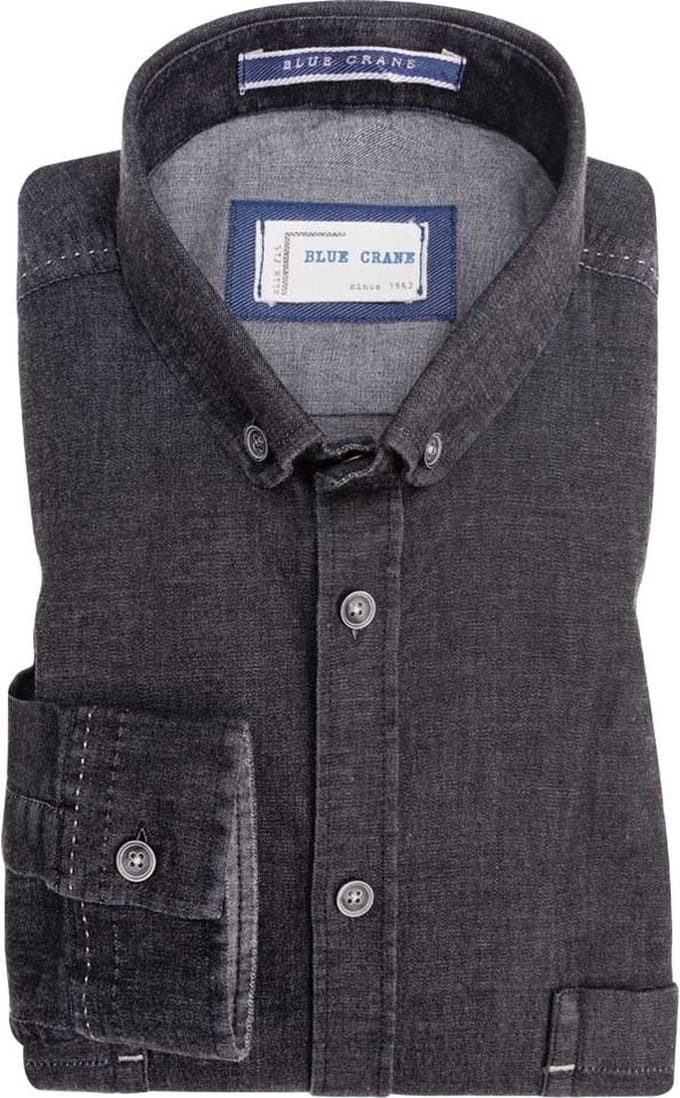 Blue Crane by Ledûb denim grijs mouwlengte 7