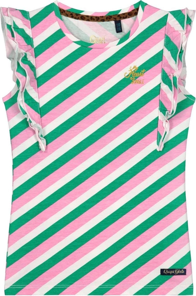 Quapi T-shirt Anita light pink diagonaal