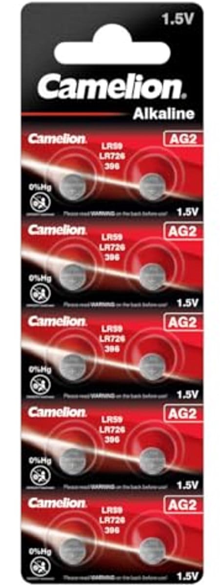 Knoopcellen AG2 1,5 V - Verpakking van 10 Stuks