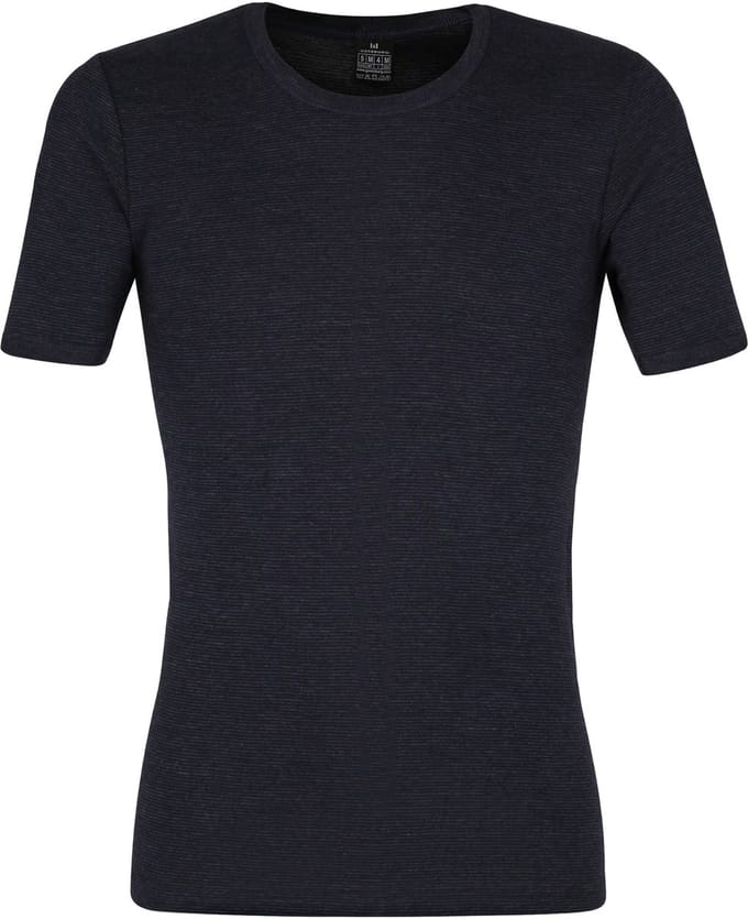 Gotzburg heren T-shirt met O-hals (1-pack) - middenblauw